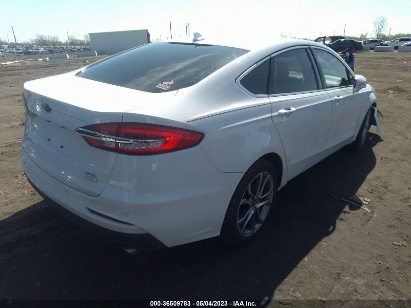 2019 FORD FUSION SEL - 3FA6P0CD0KR180531