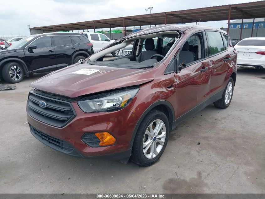 2018 FORD ESCAPE S - 1FMCU0F70JUA16565