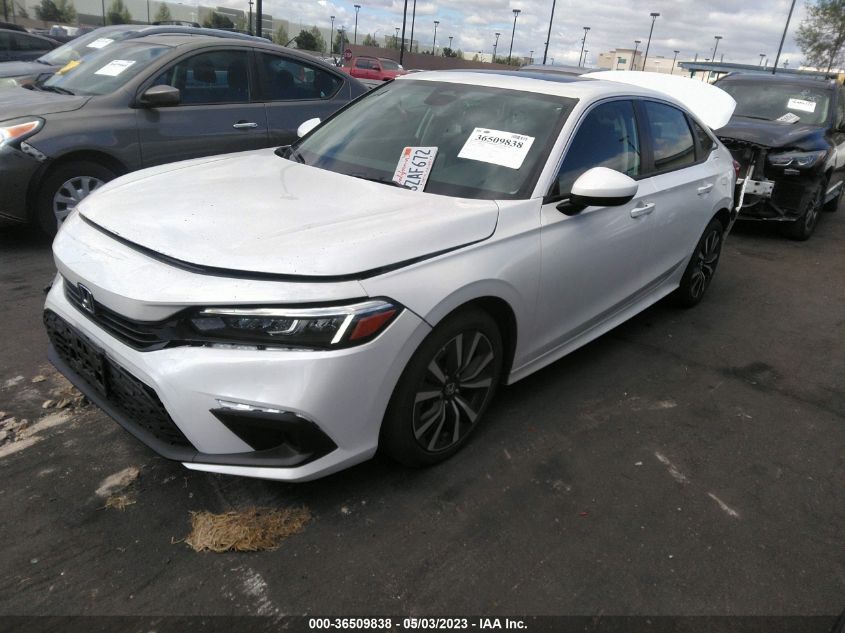 2022 HONDA CIVIC SEDAN EX - JHMFE1F75NX008176