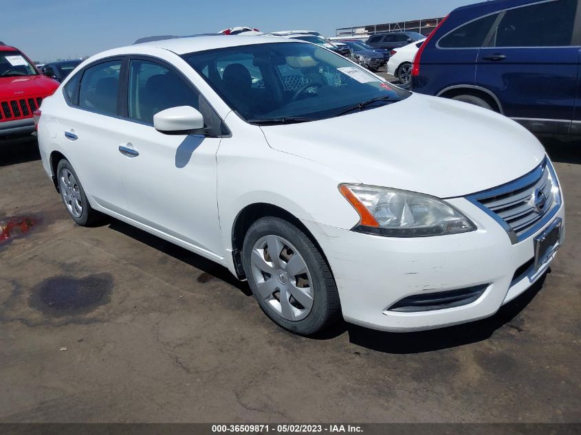 2014 NISSAN SENTRA S/FE+ S/SV/FE+ SV/SR/SL - 3N1AB7AP5EY252765