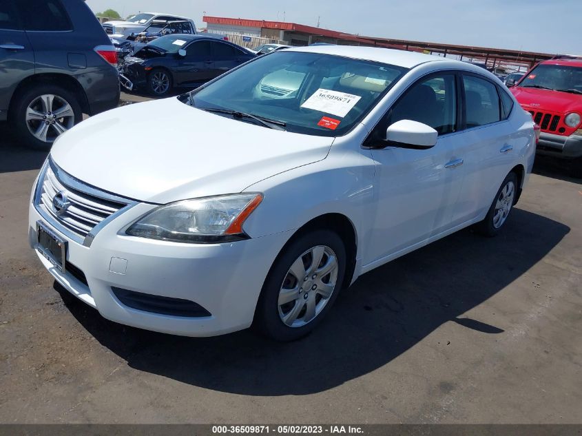 2014 NISSAN SENTRA S/FE+ S/SV/FE+ SV/SR/SL - 3N1AB7AP5EY252765