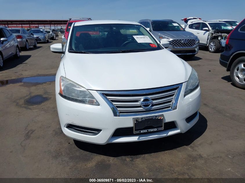 2014 NISSAN SENTRA S/FE+ S/SV/FE+ SV/SR/SL - 3N1AB7AP5EY252765