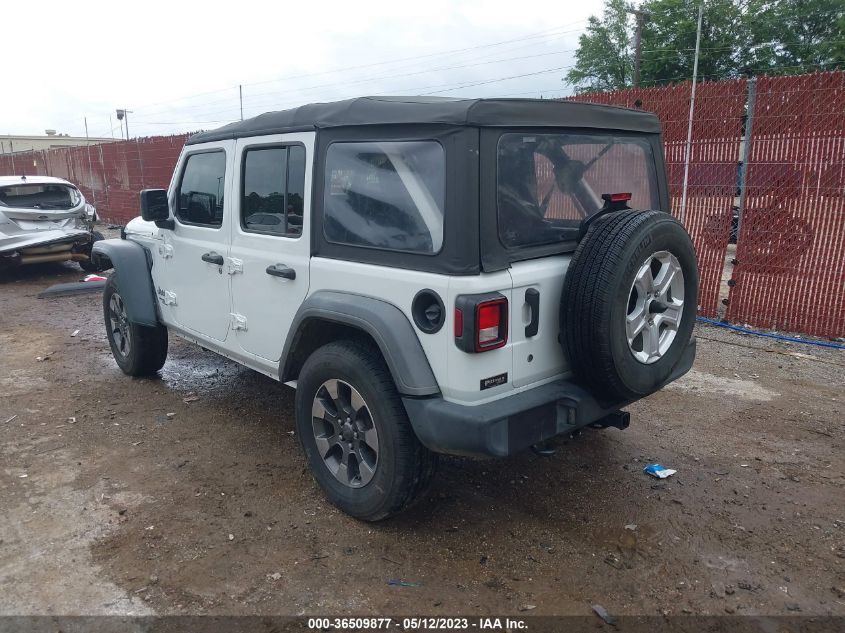 2018 JEEP WRANGLER UNLIMITED SPORT - 1C4HJXDGXJW258671