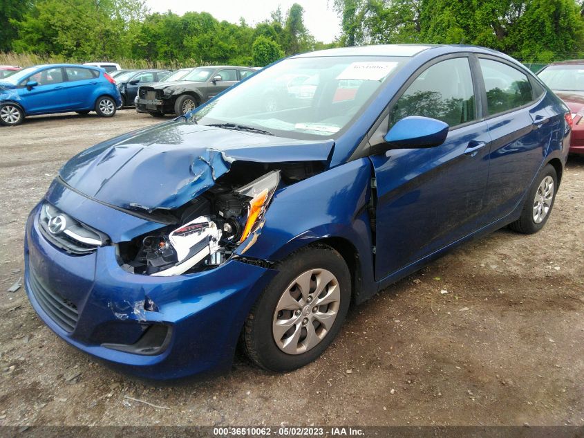 2016 HYUNDAI ACCENT SE - KMHCT4AE9GU090012