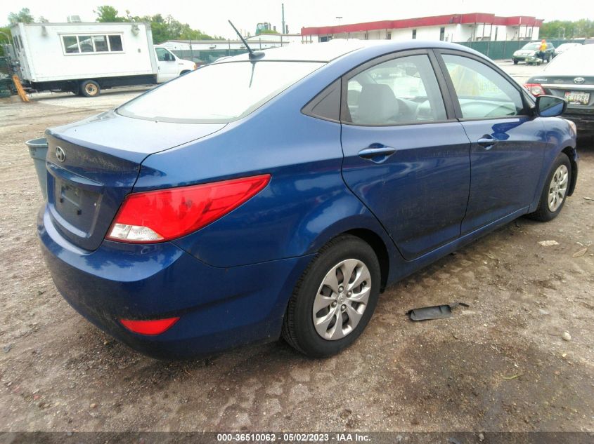 2016 HYUNDAI ACCENT SE - KMHCT4AE9GU090012