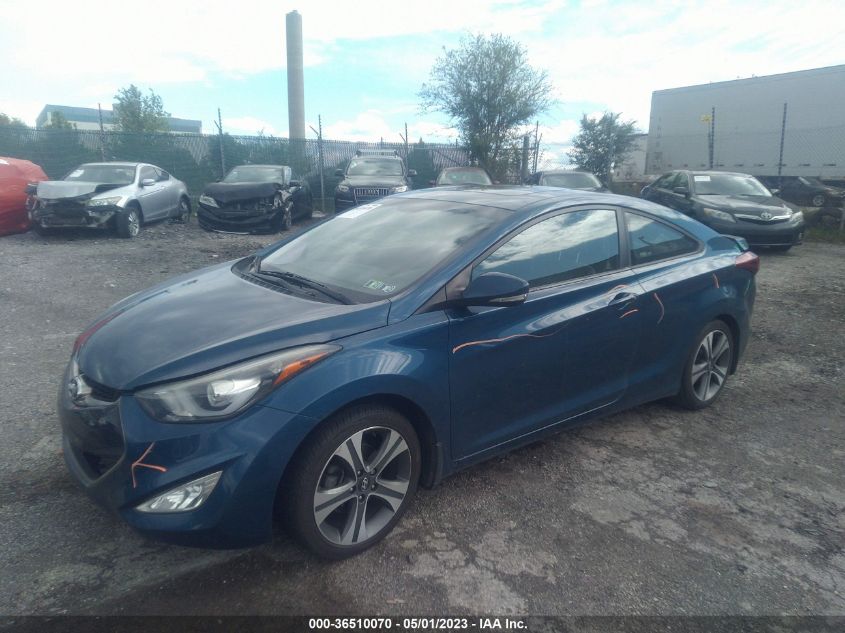 2014 HYUNDAI ELANTRA COUPE KMHDH6AH9EU024309