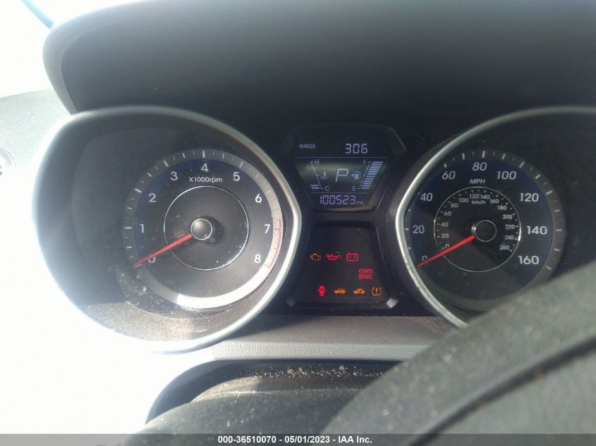 2014 HYUNDAI ELANTRA COUPE KMHDH6AH9EU024309