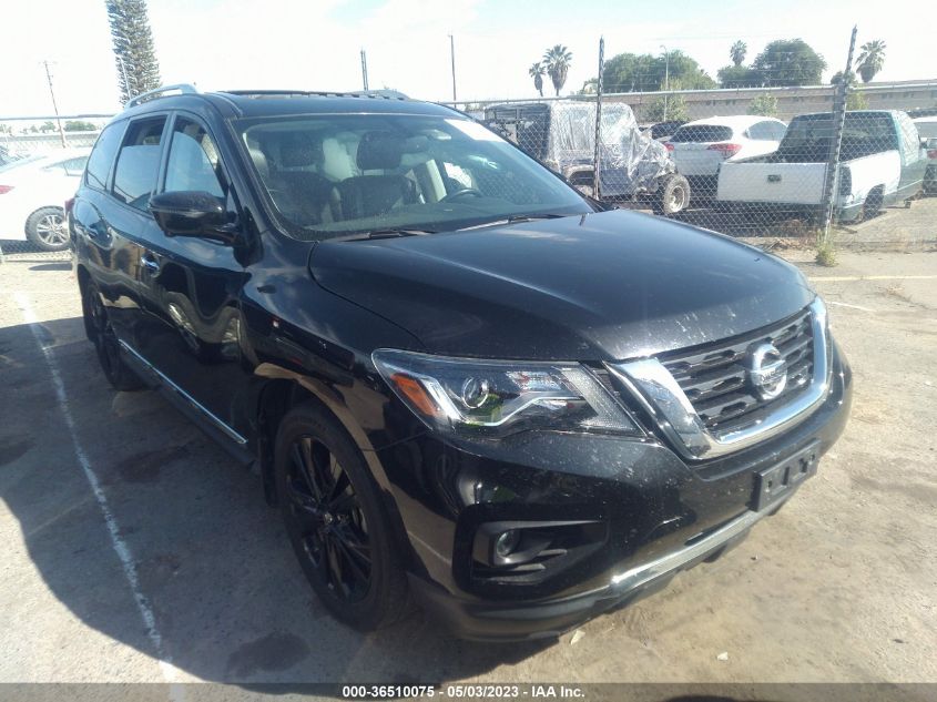 2017 NISSAN PATHFINDER PLATINUM - 5N1DR2MNXHC669066