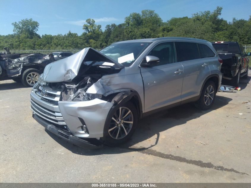 2019 TOYOTA HIGHLANDER SE/XLE - 5TDKZRFHXKS351613