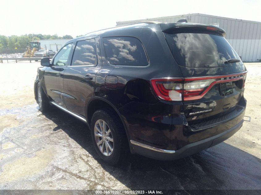 2018 DODGE DURANGO SXT - 1C4RDJAG8JC133702