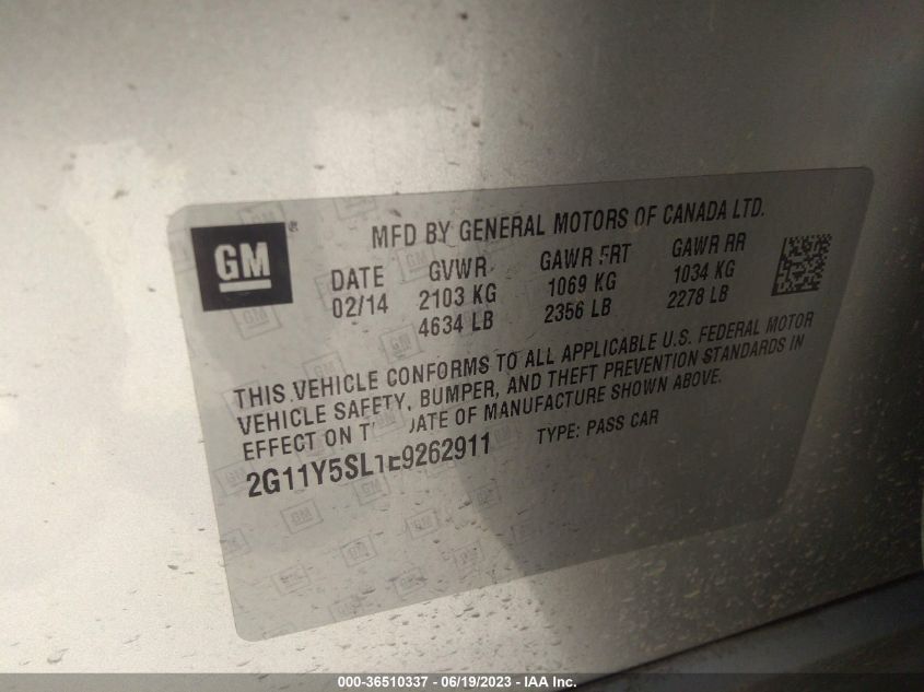 2014 CHEVROLET IMPALA LS - 2G11Y5SL1E9262911