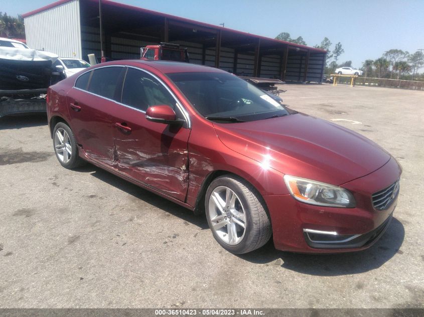 2015 VOLVO S60 T5 DRIVE-E PREMIER - YV126MFK4F1352308