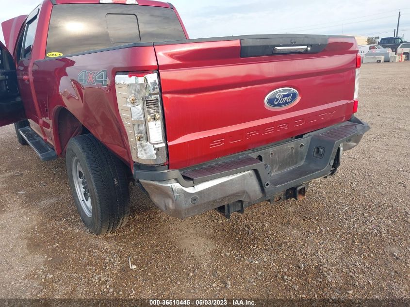 2018 FORD SUPER DUTY F-250 SRW XL/XLT/LARIAT - 1FT7W2B65JEB26188