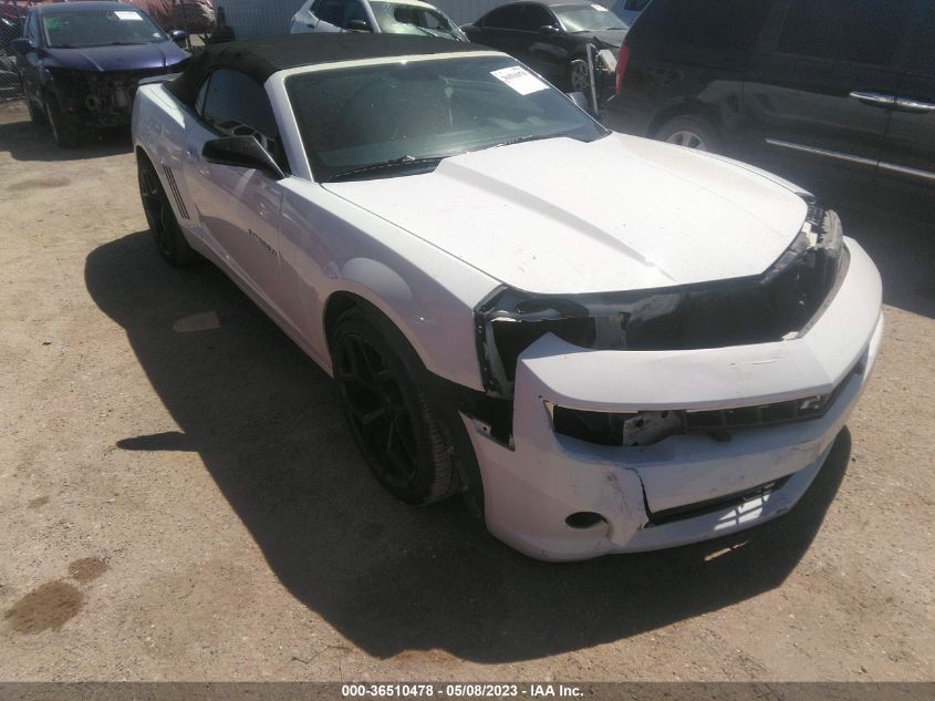 2015 CHEVROLET CAMARO LT - 2G1FD3D30F9187946