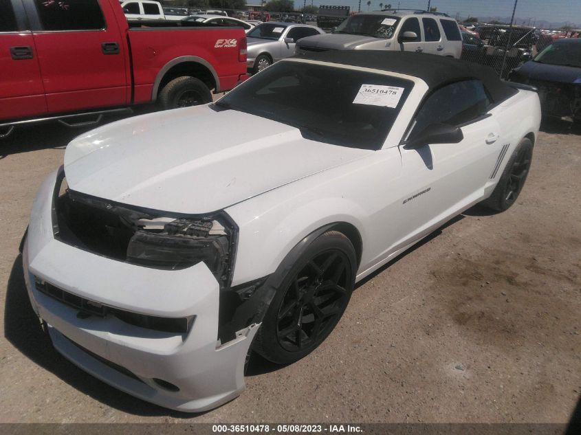 2015 CHEVROLET CAMARO LT - 2G1FD3D30F9187946