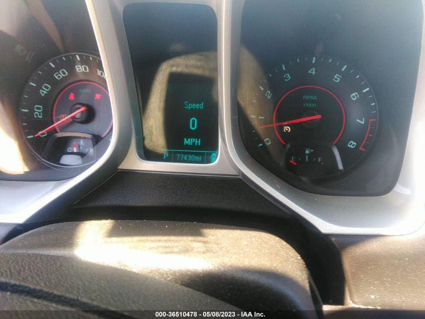 2015 CHEVROLET CAMARO LT - 2G1FD3D30F9187946