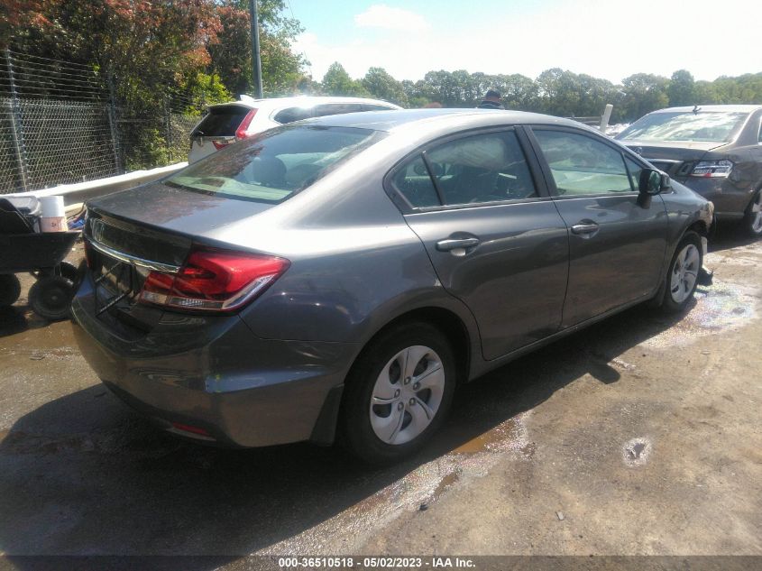 2013 HONDA CIVIC SDN LX - 19XFB2F55DE270051