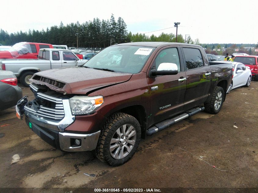 2014 TOYOTA TUNDRA 4WD TRUCK LTD - 5TFHW5F16EX357650
