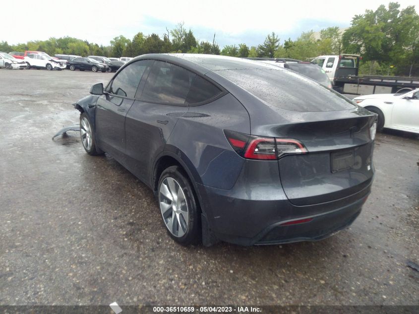 2022 TESLA MODEL Y LONG RANGE - 7SAYGDEE3NF350602