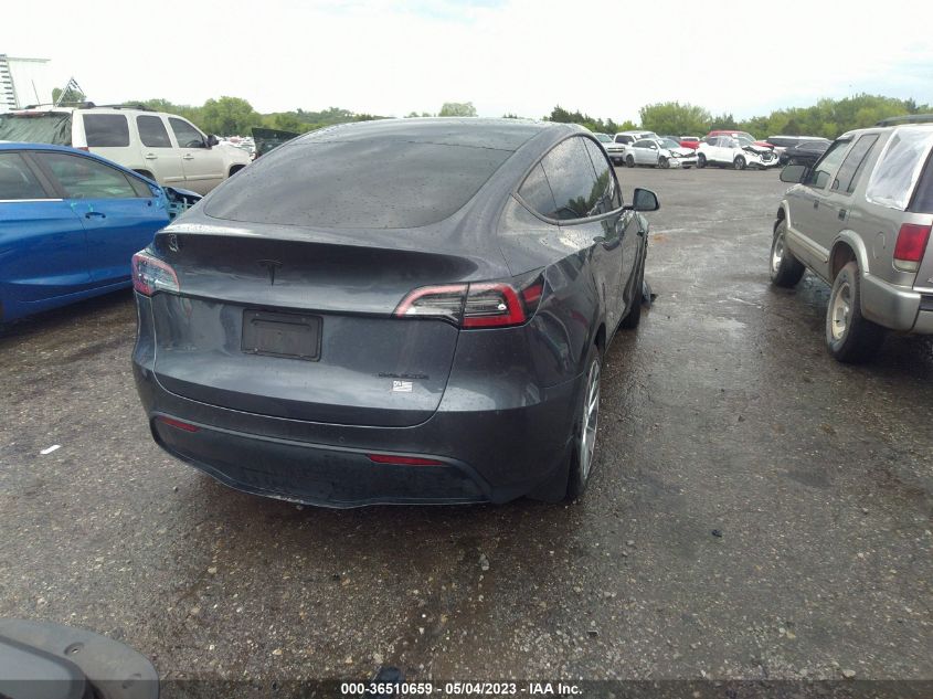 2022 TESLA MODEL Y LONG RANGE - 7SAYGDEE3NF350602