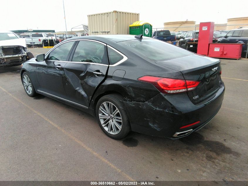 2018 GENESIS G80 3.8L - KMHGN4JE5JU232147