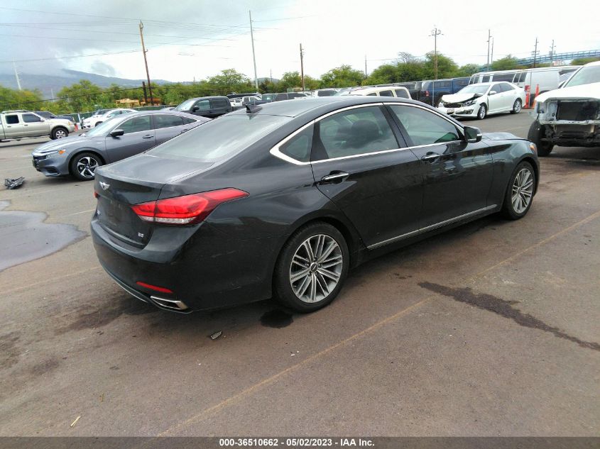 2018 GENESIS G80 3.8L - KMHGN4JE5JU232147