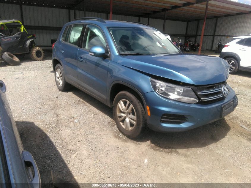 2017 VOLKSWAGEN TIGUAN - WVGBV7AX6HK029562