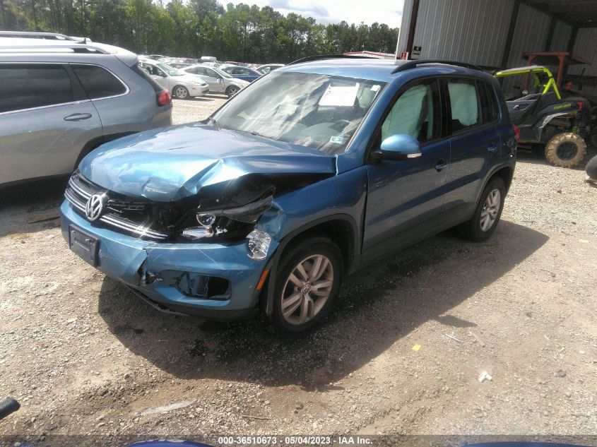 2017 VOLKSWAGEN TIGUAN - WVGBV7AX6HK029562