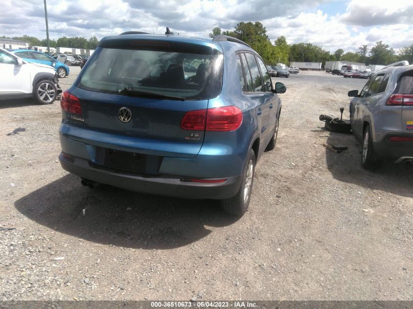 2017 VOLKSWAGEN TIGUAN - WVGBV7AX6HK029562