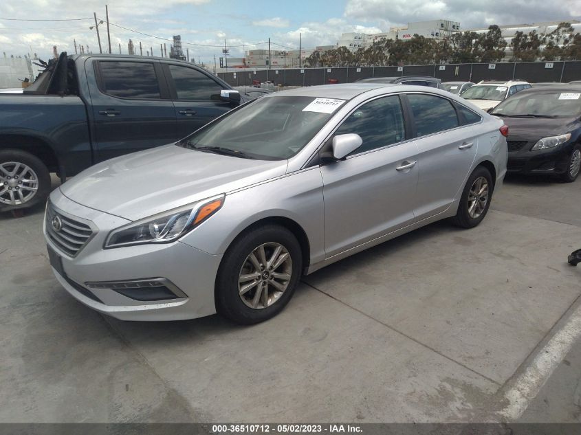 2015 HYUNDAI SONATA 2.4L SE - 5NPE24AF6FH137871