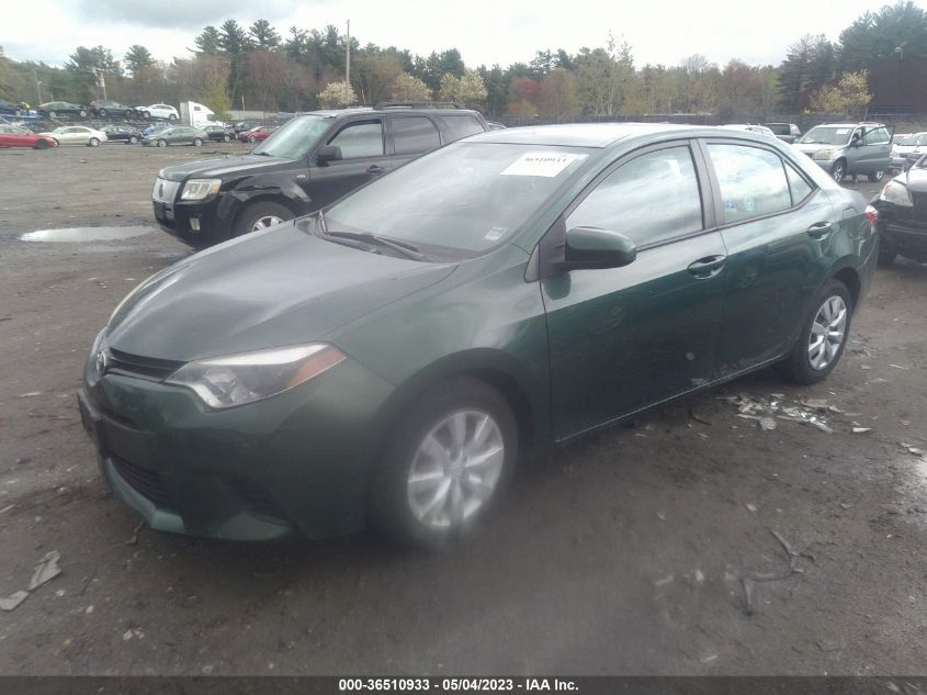 2014 TOYOTA COROLLA L/LE/S/S PLUS/LE PLUS - 2T1BURHE5EC026852