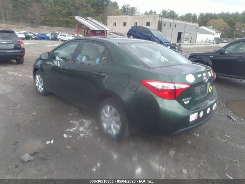 2014 TOYOTA COROLLA L/LE/S/S PLUS/LE PLUS - 2T1BURHE5EC026852
