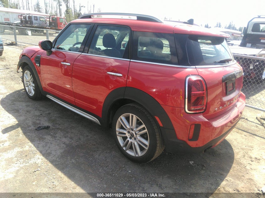 VIN WMZ23BR07N3N52177 2022 MINI COUNTRYMAN COOPER