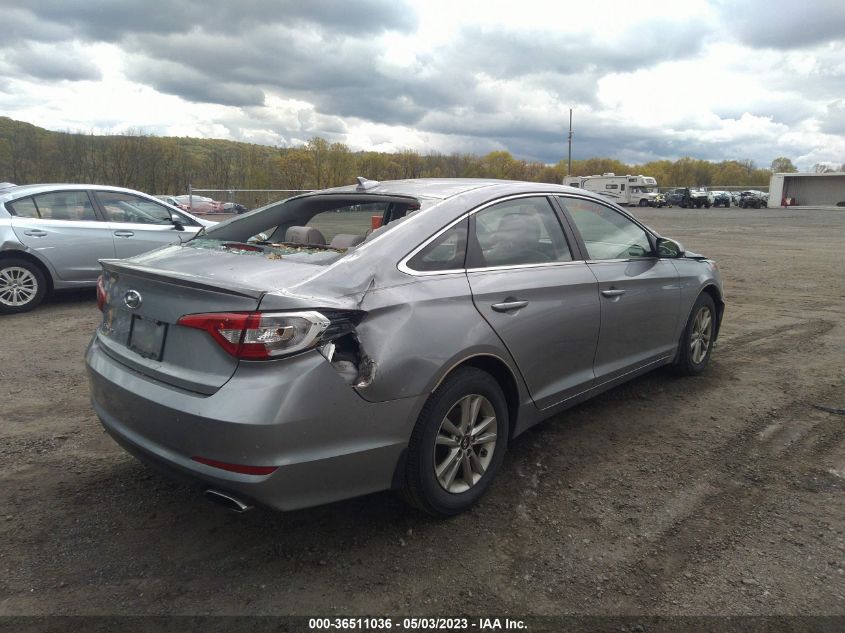 2015 HYUNDAI SONATA 2.4L SE - 5NPE24AF9FH095938