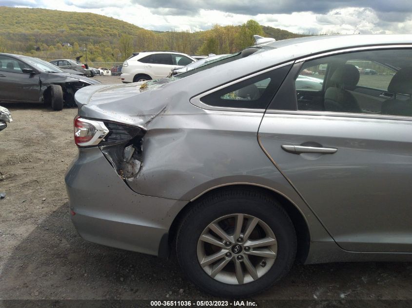 2015 HYUNDAI SONATA 2.4L SE - 5NPE24AF9FH095938