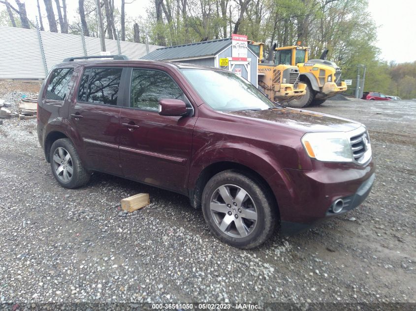 2013 HONDA PILOT TOURING - 5FNYF4H92DB041748