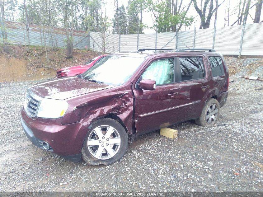 2013 HONDA PILOT TOURING - 5FNYF4H92DB041748