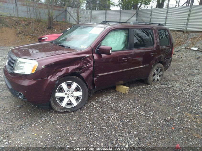 2013 HONDA PILOT TOURING - 5FNYF4H92DB041748