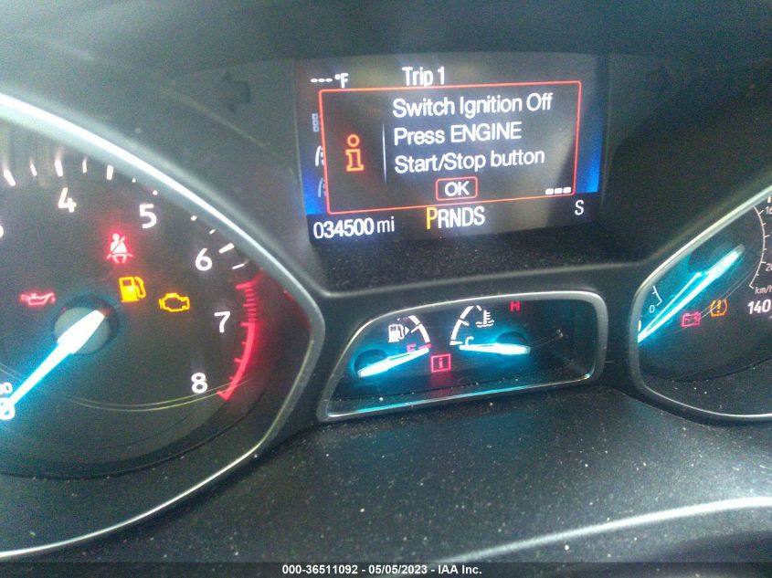 2019 FORD ESCAPE SE - 1FMCU9GD3KUA66127