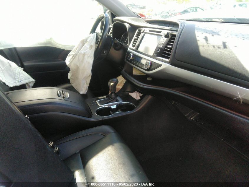 2019 TOYOTA HIGHLANDER SE/XLE - 5TDJZRFH5KS715738