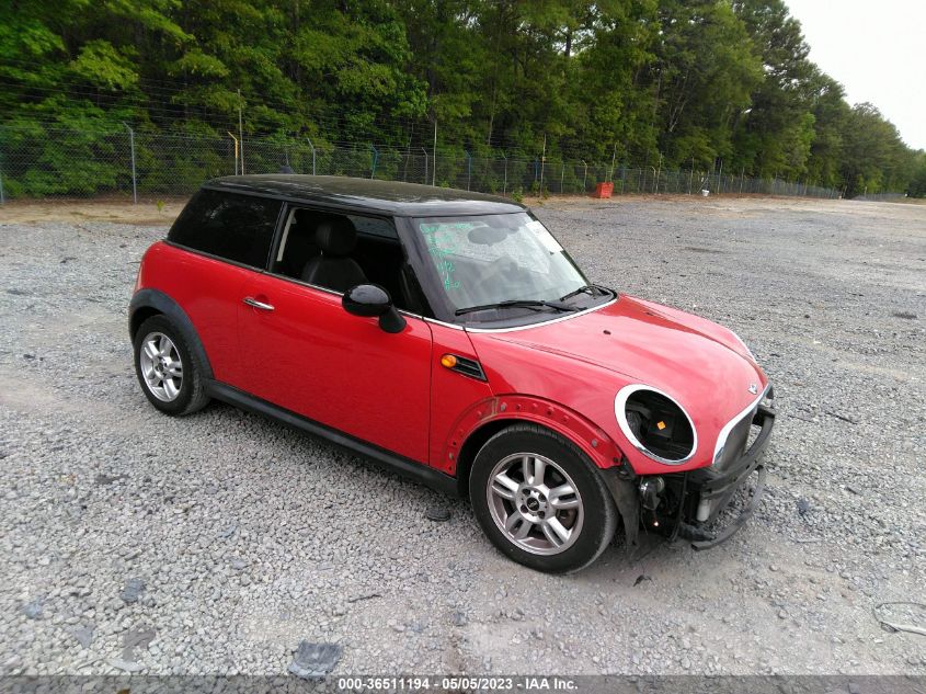 2013 MINI COOPER HARDTOP - WMWSU3C53DT685196