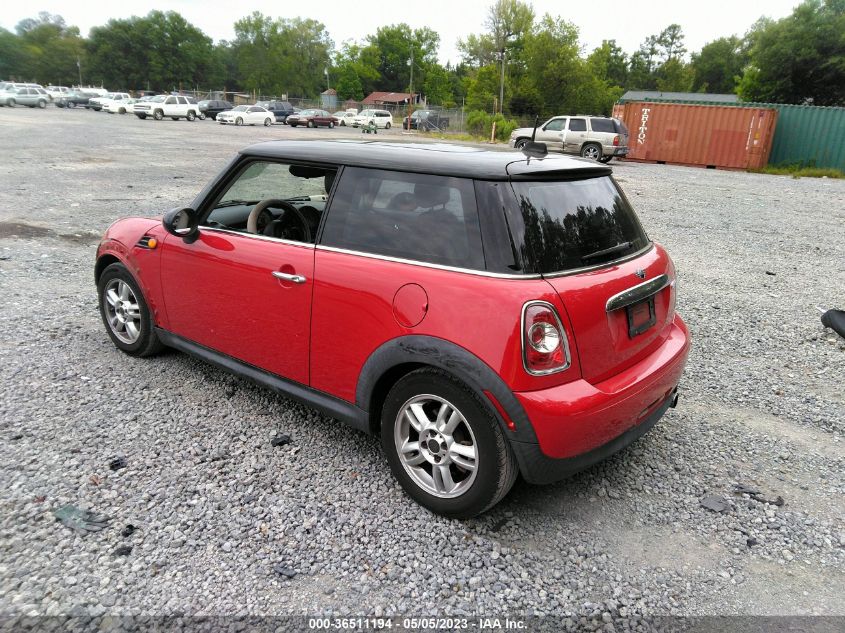 2013 MINI COOPER HARDTOP - WMWSU3C53DT685196