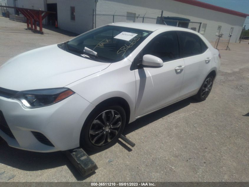 2016 TOYOTA COROLLA L/LE/S/S PLUS/LE PLUS - 2T1BURHE7GC586634