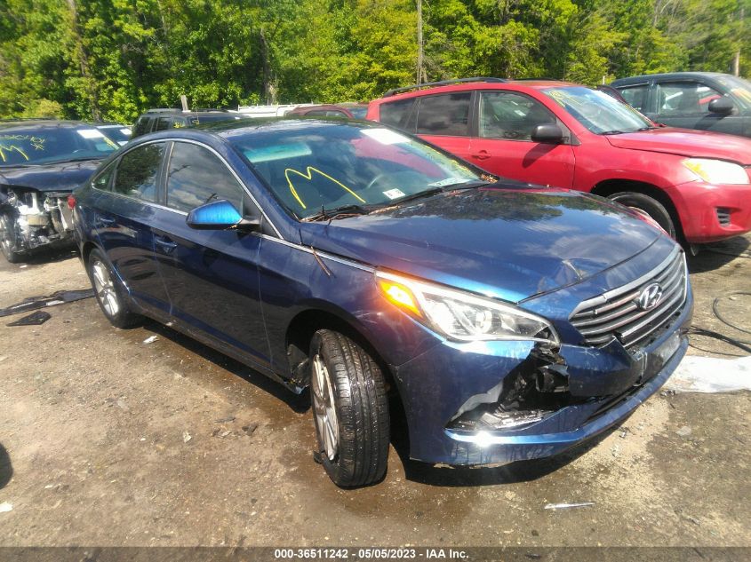 2017 HYUNDAI SONATA 2.4L - 5NPE24AFXHH522062