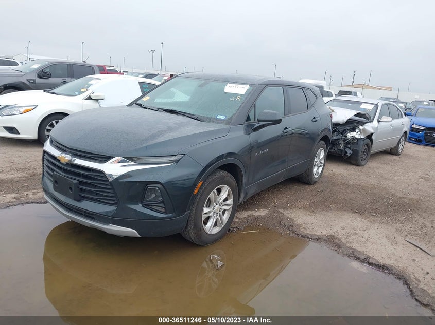 VIN 3GNKBCRS4LS530596 2020 CHEVROLET BLAZER LT