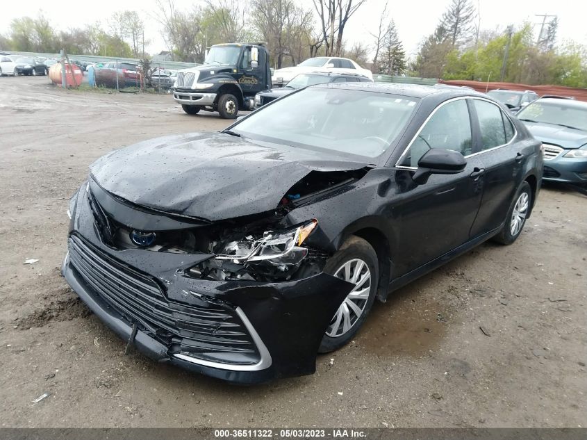 2022 TOYOTA CAMRY HYBRID LE - 4T1C31AKXNU582887