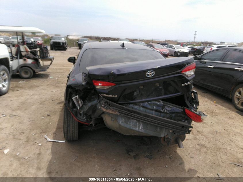 2022 TOYOTA COROLLA HYBRID LE - JTDEAMDE2NJ060279