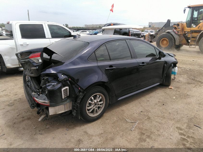 2022 TOYOTA COROLLA HYBRID LE - JTDEAMDE2NJ060279