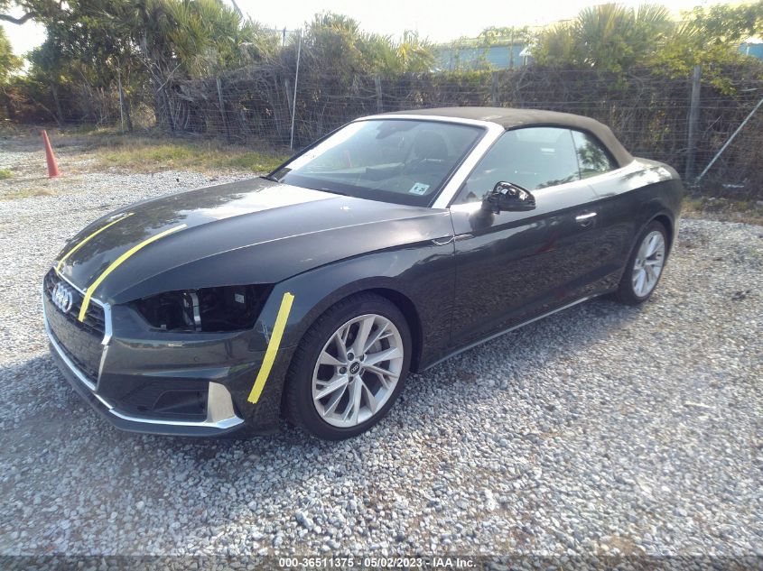 2021 AUDI A5 CABRIOLET PREMIUM PLUS WAUWAGF5XMN006140