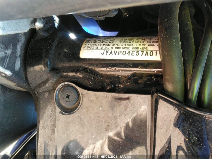 2007 YAMAHA XVZ13 TF - JYAVP04E57A011213